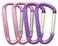 LESHIRY Large Carabiners Keychain 3 Aluminum D Shape Premium Durable DRing Carabiner Clip Hook Camping Accessories Snap Link Key Chain Durable Improved Design 4pcsPinkPurple
