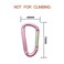 LESHIRY Large Carabiners Keychain 3 Aluminum D Shape Premium Durable DRing Carabiner Clip Hook Camping Accessories Snap Link Key Chain Durable Improved Design 4pcsPinkPurple