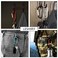 LESHIRY Large Carabiners Keychain 3 Aluminum D Shape Premium Durable DRing Carabiner Clip Hook Camping Accessories Snap Link Key Chain Durable Improved Design 4pcsPinkPurple