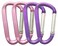 LESHIRY Large Carabiners Keychain 3 Aluminum D Shape Premium Durable DRing Carabiner Clip Hook Camping Accessories Snap Link Key Chain Durable Improved Design 4pcsPinkPurple