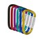 Neteez 3 6PCS Carabiner Key Clip with Keyring Backpack Clip Key Organizer Belt Clips D Ring Camping Snap Hook Large Size