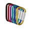 Neteez 3 6PCS Carabiner Key Clip with Keyring Backpack Clip Key Organizer Belt Clips D Ring Camping Snap Hook Large Size