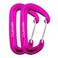 Outmate 12kN 32x2 HeavyDuty Carabiner Clips Durable Lightweight Aluminum Alloy Carabiners for Hiking Camping Keychains Dog Leashes Hammocks MoreWire gate2 Pink