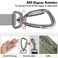 PANDENGZHE 2 Pack Locking Carabiner Clip 25 with Swivel Ring for Securing Pets Dog Leash Harness Camping Hiking Keychains