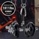 PANDENGZHE 2 Pack Locking Carabiner Clip 25 with Swivel Ring for Securing Pets Dog Leash Harness Camping Hiking Keychains