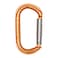 ProClimb Oval Aluminum Carabiner Straight Gate Keylock 7kN
