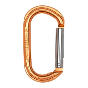 ProClimb Oval Aluminum Carabiner Straight Gate Keylock 7kN