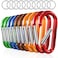 sprookber 3 Carabiner Clip Keychain D Ring Caribeaner Clip Key Clip Caribeener Spring Snap Hook for BagBuckle Set of 10 Multicolor