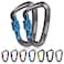 STURME 12kN 2697 lbs Heavy Duty Locking Carabiner Clips for Outdoor Camping Hiking Securing Pets Hammock Dog Leash Harness