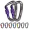 STURME 12kN 2697 lbs Heavy Duty Locking Carabiner Clips for Outdoor Camping Hiking Securing Pets Hammock Dog Leash Harness