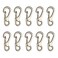 SWATOM Small Mini Carabiner Clip Tiny Spring Snap Hook Keychains Micro Carabiners for Paracord EDC Alloy Key Rings Outdoor Hiking Fishing Camping Backpack Accessories