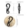 SWATOM Small Mini Carabiner Clip Tiny Spring Snap Hook Keychains Micro Carabiners for Paracord EDC Alloy Key Rings Outdoor Hiking Fishing Camping Backpack Accessories