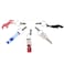 SWATOM Small Mini Carabiner Clip Tiny Spring Snap Hook Keychains Micro Carabiners for Paracord EDC Alloy Key Rings Outdoor Hiking Fishing Camping Backpack Accessories