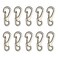 SWATOM Small Mini Carabiner Clip Tiny Spring Snap Hook Keychains Micro Carabiners for Paracord EDC Alloy Key Rings Outdoor Hiking Fishing Camping Backpack Accessories