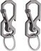 Tibitdeer Titanium Key Chain Multifunctional Carabiner Keychain Heavy Duty Car Keychain Organizer for Men and Women 2 Pack