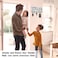 AHYS Key Holder Wall Mount Home Sweet Home Decor Rustic Wooden Key Rack Hanger with 6 Hooks for Farmhouse Entryway Living Room Decor Light Grey