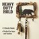 The Bridge Bridge Collection 75 Log Framed Black Bear Car Key Holder Black Bear Decor for Cabin Mountain Forest Decor Novelty Key Hooks