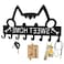Brosay Cat Key Holder for Wall Decorative Modern Mounted Rack Small Coat Hook Cute Bathroom for Front Door Entryway Hallway Office Organizer 1 Pcs