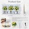 DELORIGIN Lemon Tree Key Holder Key Hooks Wall Mounted Wooden Key Racks with 5 Hooks Key Storage Organizer House Key Hanger for Wall Decor Door Entryway Hallway Kitchen New Home Gift