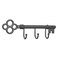 FantasHome Classic Wall Mounted Key Holder Hook Rack Vintage Key Rack for EntrywayBronze Grey