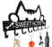 Fermus Cat Key Hook for Wall Key Holder Wall Mounted Metal Home Key Rack Keychain Hanger with 8 Hooks for Entryway Backdoor 11 x 63 Inches