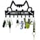 Fermus Cat Key Hook for Wall Key Holder Wall Mounted Metal Home Key Rack Keychain Hanger with 8 Hooks for Entryway Backdoor 11 x 63 Inches