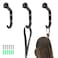 Brosay Railroad Spike Coat Hooks Vintage Cast Iron Wall Hook Heavy Duty J Shape Hooks Rustic Hook for Hanging Farmhouse Towels Clothes Bags Hats Keys 3 Pcs J Shape