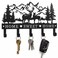 SIFZYJGN Deer Metal Key Holder for Wall Key Holder Wall Mount Key Rack Wall Mount Key Hooks for Wall Key Hanger