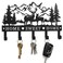 SIFZYJGN Deer Metal Key Holder for Wall Key Holder Wall Mount Key Rack Wall Mount Key Hooks for Wall Key Hanger