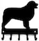 The Metal Peddler Newfoundland Key Holder for Wall Small 6 inch Wide with 5 Hooks Made in USA