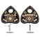 Ella &amp; Ella Emma Wall Mounted CoffinShaped Key Holder PlanchetteHamsa Hand Key Holder Gothic Home Decor Wall Hanger with Hook Spooky Halloween Decor for Home 2 Pieces Planchette