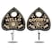 Ella &amp; Ella Emma Wall Mounted CoffinShaped Key Holder PlanchetteHamsa Hand Key Holder Gothic Home Decor Wall Hanger with Hook Spooky Halloween Decor for Home 2 Pieces Planchette