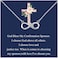 FEELMEM Confirmation Sponsor Necklace God Bless My Confirmation Sponsor Gift Catholic Mentor Gifts for Godmother Thank You