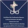 FEELMEM Confirmation Sponsor Necklace God Bless My Confirmation Sponsor Gift Catholic Mentor Gifts for Godmother Thank You