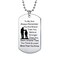 YEEQIN Always Remember You Are Braver Than You Believe Father To Son Necklace Gift From Dad
