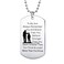 YEEQIN Always Remember You Are Braver Than You Believe Father To Son Necklace Gift From Dad