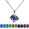 FM FM42 Temperature Sensing Color Changing Dolphin Pendant Necklace with 1929 Stainless Steel Rolo Chain ZN1306