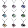 FM FM42 Temperature Sensing Color Changing Dolphin Pendant Necklace with 1929 Stainless Steel Rolo Chain ZN1306
