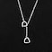 Gzrlyf Double Stirrup Lariat Y Necklace Horse Stirrup Necklace GiftLariat necklace