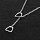 Gzrlyf Double Stirrup Lariat Y Necklace Horse Stirrup Necklace GiftLariat necklace