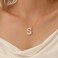 Your Always Charm Bubble Letter Initial Pendant Necklace for Women Initial Jewelry Letter Accessories Personalized Style Gift