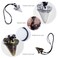 GIICE 2 Pcs Shark Tooth Necklace for Men Fossil Shark Teeth Cool Sharktooth Beach Necklaces for Men Beach Surfer