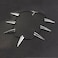 BUUFAN Chic Silver Stainless Steel Necklace for Black Cosplay Halloween Party