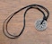 CCBFY Nordic Coin Amulet Vegvsir Odin Triple Horn Triquetra Valknut All in One Pewter Pendant Necklace