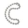 DragonWeave 95mm Extra Large Silver Steel Ball Chain Mens Necklace with Extra Durable Color Protect Finish 16 inches
