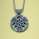 ENHONG Celtic Knot Necklace for MenStainless Steel Double Side Solid Heavy Pendant with Chain 24 Inches