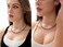 FOSIR Mens Womens 2mm Stainless Steel Black Rolo Cable Chain Necklace 22 Inch