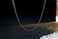 FOSIR Mens Womens 3mm Stainless Steel Black Rolo Chain Necklace 20 Inches