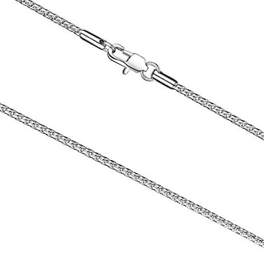 FOSIR Surgical Steel Unique Snake Link Chain Necklace for Men Women 2mm Silver Tone Mens Chains 26 Inch