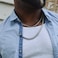 Giftall Stainless Steel Chain Necklace for Men 2MM Square Rolo Chains Round Box Chain Necklace for Women 20 Inches